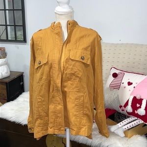 Maurice’s mustard jacket